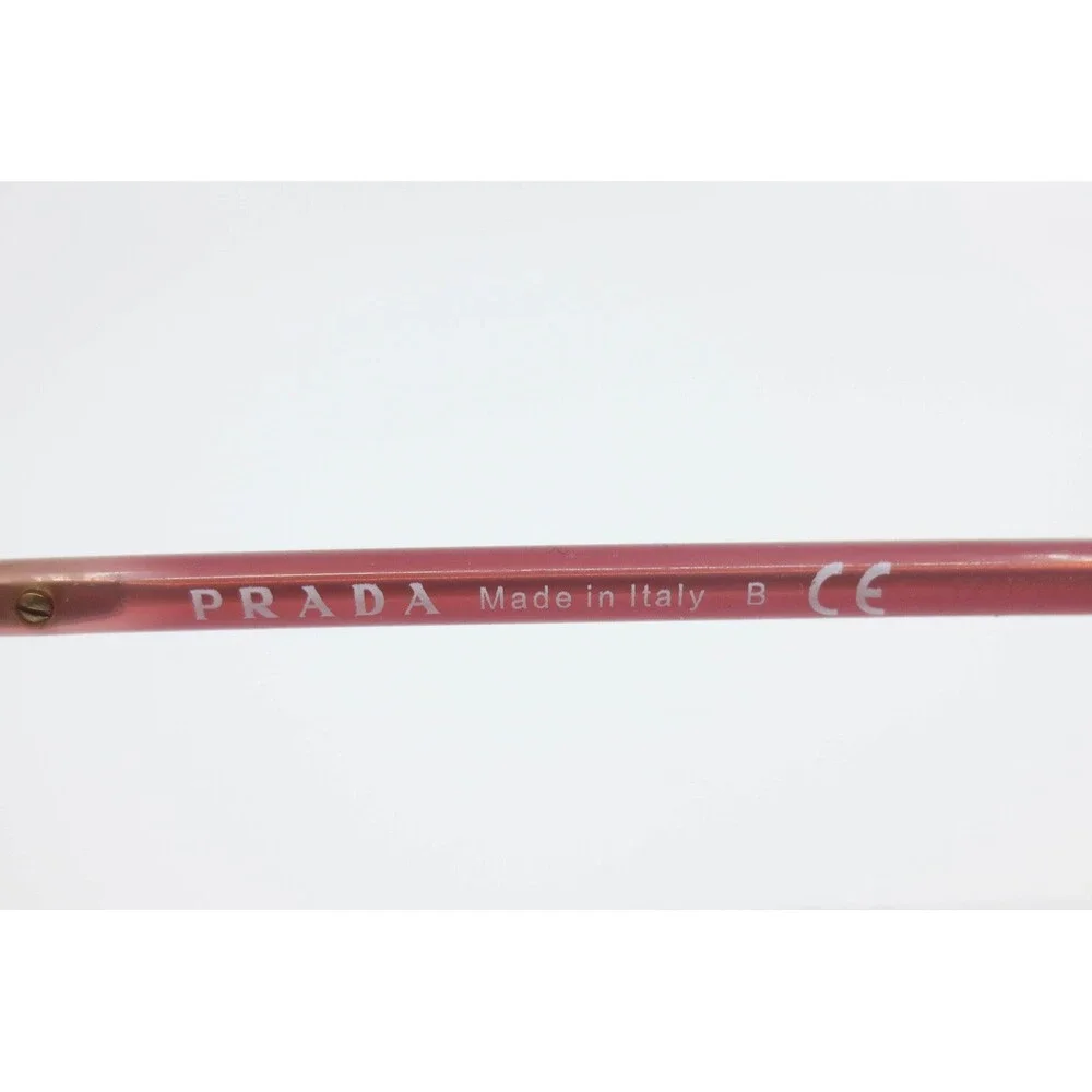Prada VPR 16W-F 2BM-101 Matte Pink Gold Rectangular Eyeglasses Frames 54-17-140
